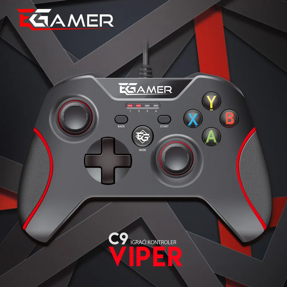 Recenzija: VIPER C9 PC Gaming Controller – Profesionalni Kontroler za Esport — Detaljna recenzija EGamer VIPER C9 gamin…