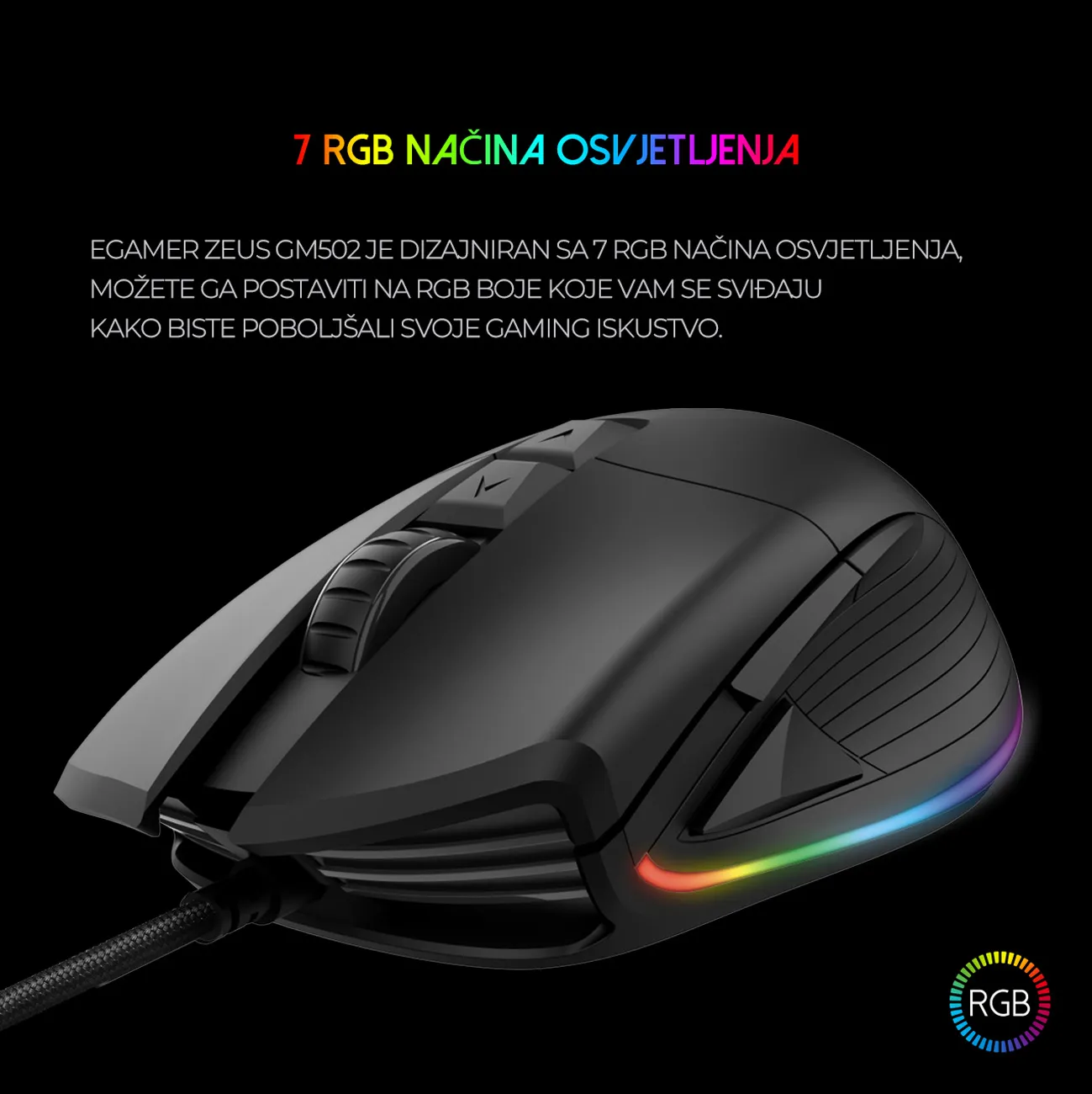 Recenzija: EGamer Zeus GM502 – Pixart 3389 i 16.000 DPI — Isprobali smo EGamer Zeus GM502 s Pixart 3389 senzorom, 16.00…